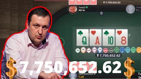 biggest online poker pot|tony g omaha.